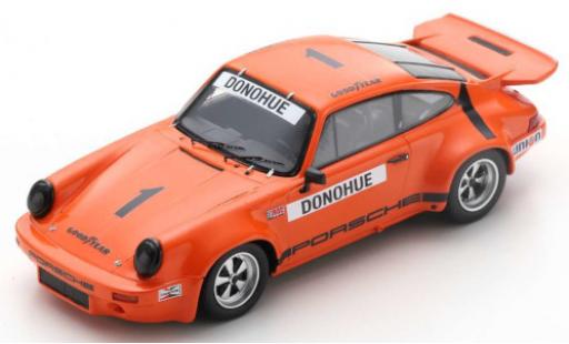 Modelauto Porsche 911 RS 3.0 No.1 IROC Daytona 1974 M.Donohue 1/43 Spark