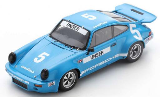 Modelauto Porsche 911 RS 3.0 No.5 IROC Daytona 1974 B.Unser 1/43 Spark
