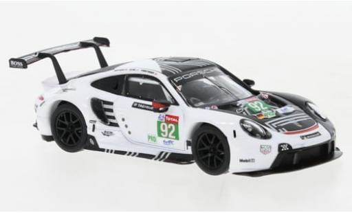 Modelauto Porsche 911 RSR -19 No.92 GT Team 24h Le Mans 2020 1/64 Spark