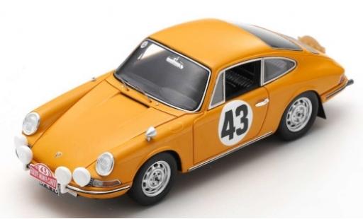 Modelauto Porsche 911 S S No.43 Rally Monte Carlo 1967 A.Aarnio Wihuri/L.Laakso 1/43 Spark
