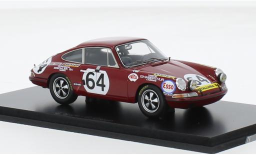 Modelauto Porsche 911 S S No.64 24h Le Mans 1970 1/43 Spark