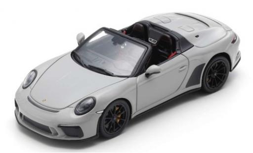 Modelauto Porsche 911 Speedster grijs 2019 1/43 Spark