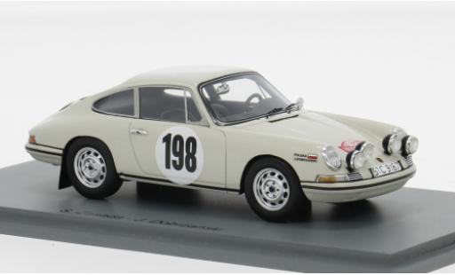 Modelauto Porsche 911 R T/R Rally Monte Carlo 1968 #198 1/43 Spark