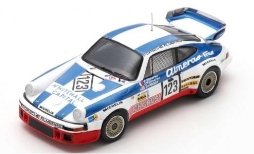 Modelauto Porsche 911 Base No.123 Almeras 24h Le Mans 1984 J-M.Almeras/J.Almeras/T.Winters 1/43 Spark