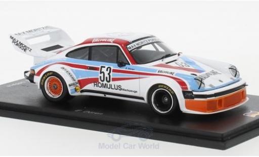Modelauto Porsche 934 1977 No.53 Max Moritz Valvoline DRM Zolder E.D&Atilde;&para;ren 1/43 Spark