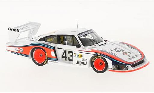 Modelauto Porsche 935 Base /78 No.43 Martini 24h Le Mans 1978 Moby Gros R.Stommelen/M.Schurti 1/43 Spark