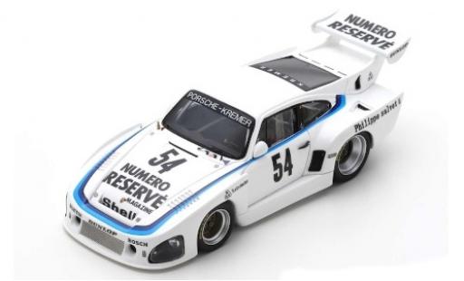 Modelauto Porsche 935 1979 K3 No.54 Kremer DRM Zolder K.Ludwig 1/43 Spark
