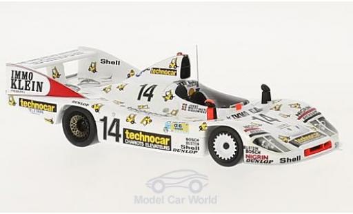 Modelauto Porsche 936 1981 RHD No.14 Technocar 24h Le Mans D.Whittington/R.Joest/K.Niedzwiedz 1/43 Spark