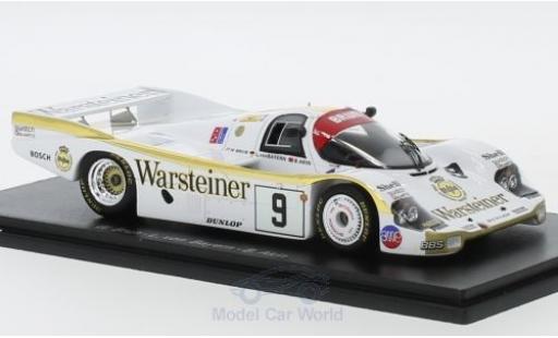 Modelauto Porsche 956 1984 No.9 Warsteiner 24h Le Mans W.Brun/L.von Bayern/B.Akin 1/43 Spark