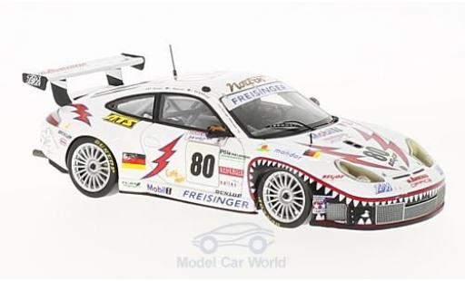 Modelauto Porsche 911 GT3 RS (911) No.80 Freisinger Motorsport 24h Le Mans 2002 R.Dumas/S.Maassen/J.Bergmeister 1/43 Spark