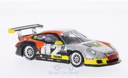Modelauto Porsche 911 GT3 CUP No.99 H2 Pharma Carrera Paul Ricard 2013 K.Estre 1/43 Spark