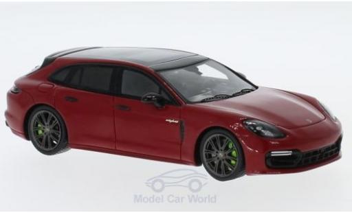 Modelauto Porsche Panamera e-hybrid 4 Sport Turismo rood 2018 1/43 Spark