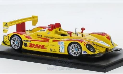 Modelauto Porsche RS Spyder RHD No.7 Penske Racing DHL ALMS 2007 R.Dumas/T.Bernhard 1/43 Spark