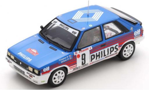 Modelauto Renault 11 Turbo No.9 Philips Rally WM Rally Monte Carlo 1987 F.Chatriot/M.Perin 1/43 Spark