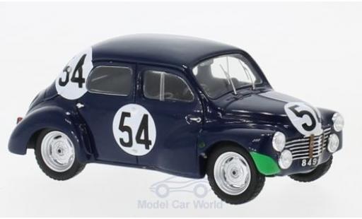 Modelauto Renault 4CV 1063 No.54 24h Le Mans 1951 J.Lecat/H.Senfftleben 1/43 Spark