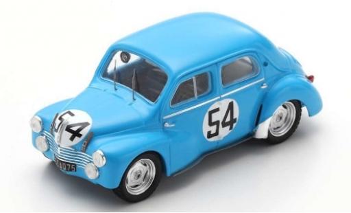 Modelauto Renault 4CV 1063 No.54 24h Le Mans 1952 L.Pons/P.Moser 1/43 Spark