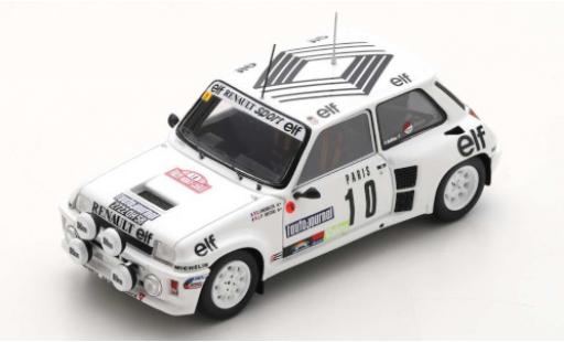 Modelauto Renault 5 Rallye Turbo No.10 Rally WM Rally Monte Carlo 198 D.Snobeck/J.-P.Bechu 1/43 Spark