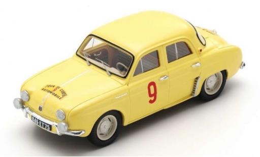 Modelauto Renault Dauphine Base No.9 Tour de Corse 1956 G.Thirion/N.Ferrier 1/43 Spark