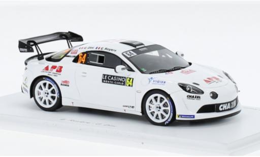 Modelauto Alpine A110 rgt Rally No.64 Chazel Technologie Course Rally WM Rally Monte Carlo 2023 1/43 Spark