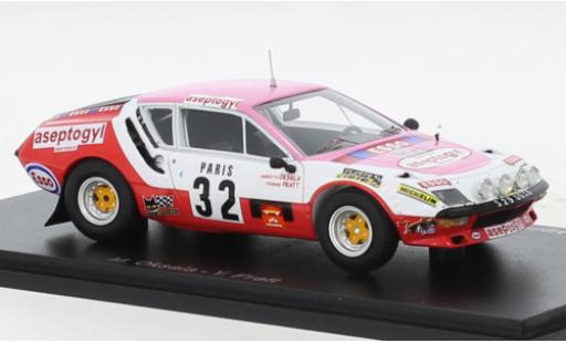 Modelauto Alpine A310 rallye No.32 Aseptogyl Rally WM Rally Monte Carlo 1977 1/43 Spark