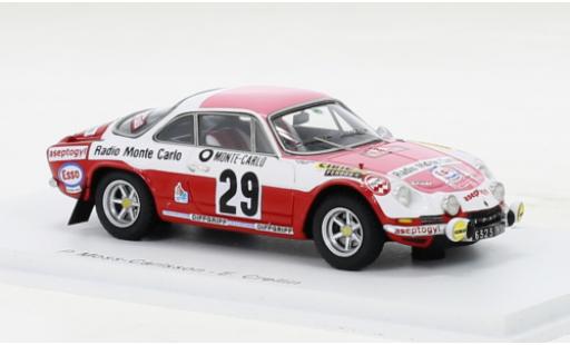 Modelauto Alpine A110 rallye Renault No.29 Rally WM Rally Monte Carlo 1973 1/43 Spark