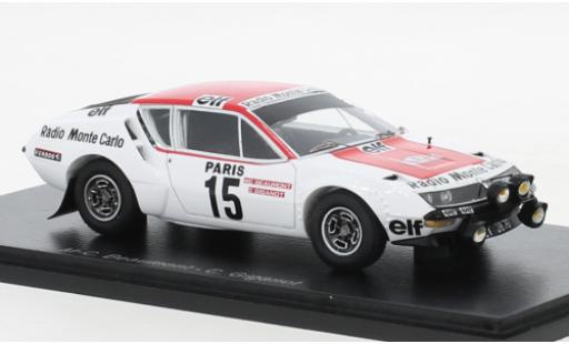 Modelauto Alpine A310 rallye Renault No.15 Radio Monte Carlo Rally WM Rally Monte Carlo 1976 1/43 Spark