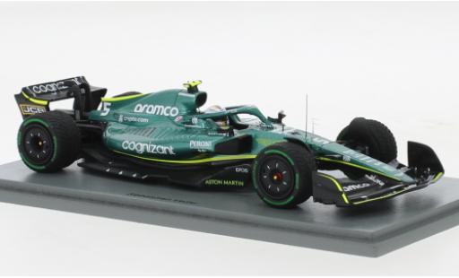 Modelauto Aston Martin AMR22 f1 2 No.5 Aramco Cognizant Team Cognizant formule 1 GP Bahrain 2022 1/43 Spark