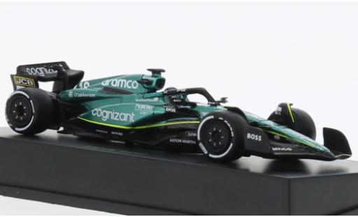 Modelauto Aston Martin AMR23 f1 3 No.18 Aramco Cognizant Team Cognizant formule 1 2023 1/64 Spark