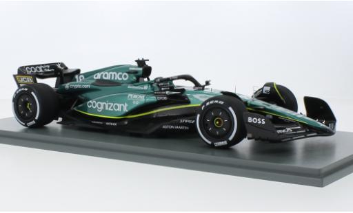 Modelauto Aston Martin AMR23 f1 3 No.18 Aramco Cognizant Team Cognizant formule 1 GP Bahrain 2023 1/43 Spark