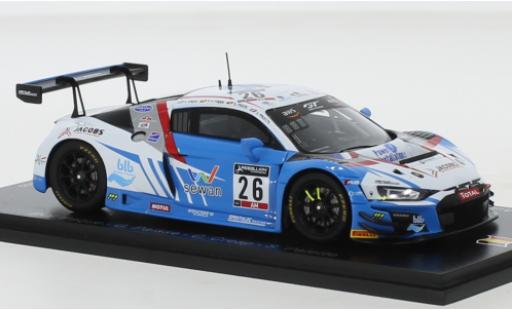 Modelauto Audi R8 lms GT3 No.26 Sainteloc Racing 24h Spa 2020 1/43 Spark
