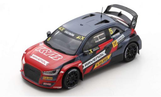 Modelauto Audi S1 rallycross WRX No.5 EKS Sport Rally-Cross WM Lettland 2020 1/43 Spark