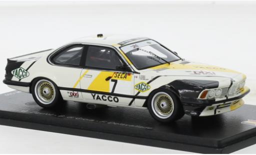 Modelauto Bmw 635 CSi No.7 Dixi Sport 24h Spa 1988 1/43 Spark