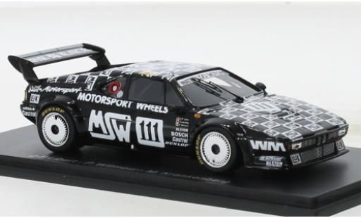 Modelauto Bmw M1 1986 No.111 MK-Motorsport MSW 24h Le Mans 1/43 Spark