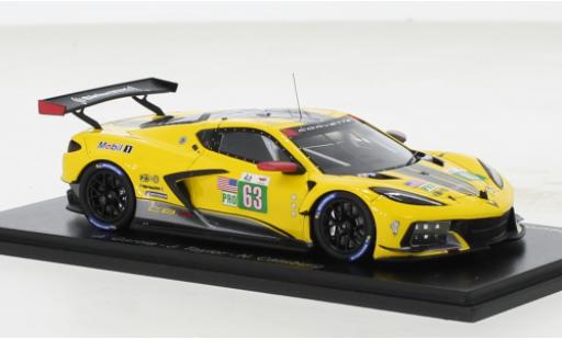 Modelauto Chevrolet Corvette Racing (.R) C8.R No.63 24h Le Mans 2022 1/43 Spark