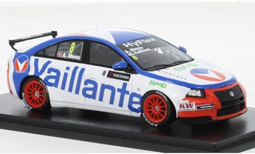 Modelauto Chevrolet Cruze course No.8 Vaillante WTCC Portimao 2012 1/43 Spark