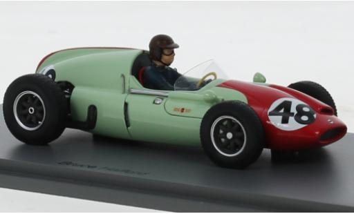 Modelauto Cooper T51 course groen/rood No.48 formule 1 GP Frankreich 1960 1/43 Spark