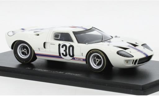 Modelauto Ford GT40 Mk I RHD No.130 Targa Florio 1967 1/43 Spark