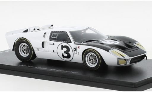 Modelauto Ford GT40 Mk I RHD No.3 12h Sebring 1966 1/43 Spark