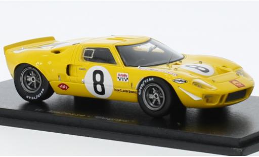 Modelauto Ford GT40 Mk I RHD No.8 24h Le Mans 1968 1/43 Spark