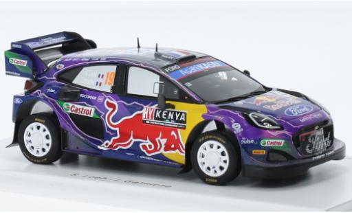 Modelauto Ford Puma Rally1 No.19 M-Sport World Rally Team Red Bull Rally WM Safari Rally 2022 1/43 Spark