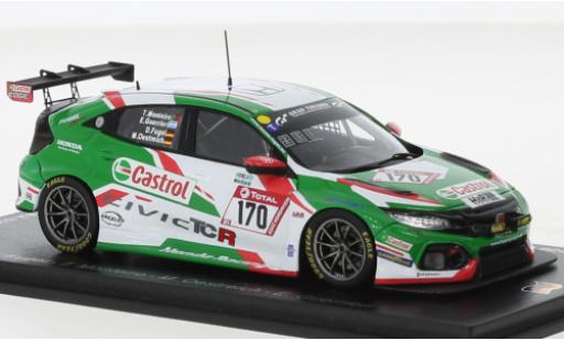 Modelauto Honda Civic Base TCR No.170 Castrol 24h N&Atilde;&frac14;rburgring 2020 1/43 Spark