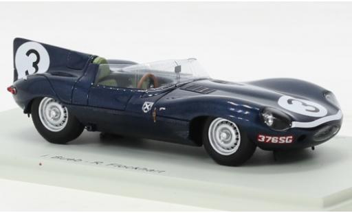 Modelauto Jaguar D-Type Course RHD No.3 24h Le Mans 1957 1/43 Spark