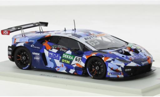 Modelauto Lamborghini Huracan GT3 Evo No.63 T3 Motorsport DTM Assen 2021 1/43 Spark