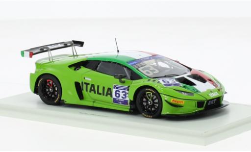 Modelauto Lamborghini Huracan GT3 Evo No.63 Team Italy FIA Motorsport Games GT Sprint Cup Paul Ricard 2022 1/43 Spark