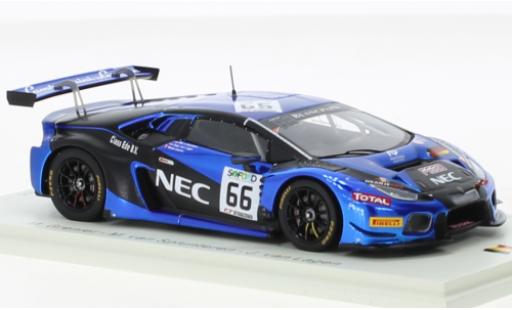 Modelauto Lamborghini Huracan GT3 No.66 Attempto Racing 24h Spa 2017 1/43 Spark