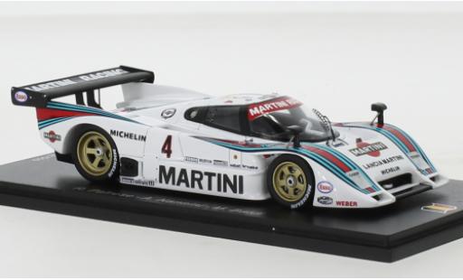 Modelauto Lancia LC2 Base No.4 Martini Martini 1000 Km Spa 1985 1/43 Spark