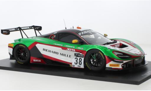 Modelauto McLaren 720 GT3 S No.38 Audi Sport Team WRT 24h Spa 2021 1/18 Spark