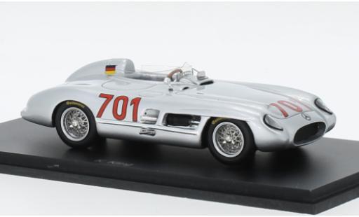 Modelauto Mercedes 300 Base SLR No.701 Mille Miglia 1955 1/43 Spark