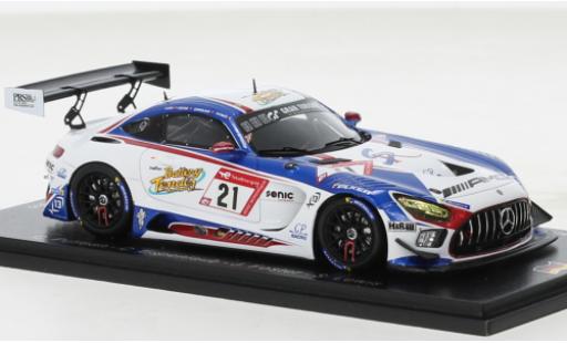 Modelauto Mercedes AMG GT GT3 3 No.21 CP Racing 24h N&Atilde;&frac14;rburgring 2022 1/43 Spark