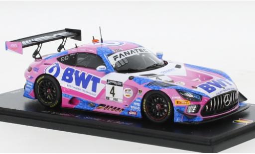 Modelauto Mercedes AMG GT GT3 3 No.4 AMG Team HRT BWT 24h Spa 2021 1/43 Spark